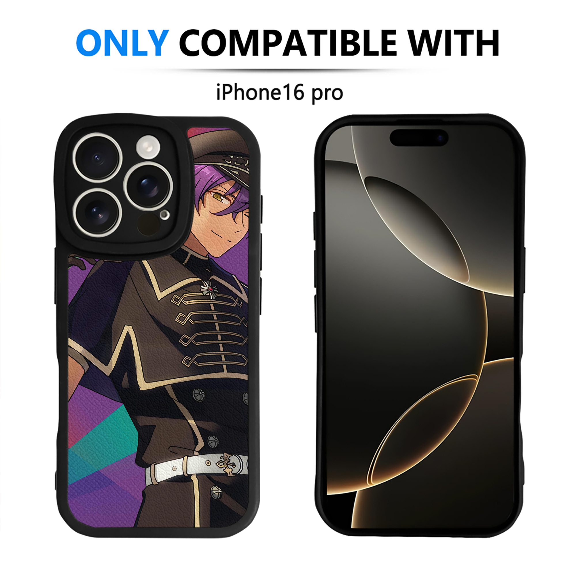 （画像用） あんさんぶるスターズ! Ensemble Stars 【iPhone 16シリーズ対応】シリコンスマホケース（レザー調） 材質：シリコン